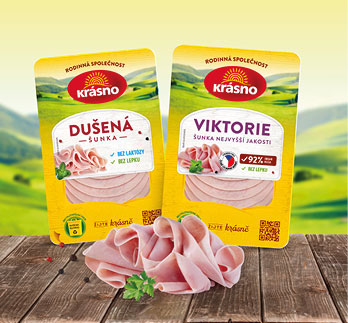 Design nových obalů balených výrobků Krásno