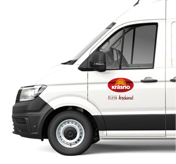 Grafický návrh vozového parku Krásno