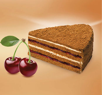 Višňový medovník - nový obal a produktové foto