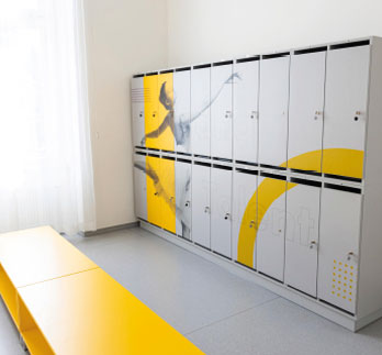 Grafický návrh designu školních skříněk na ZUŠ Kostka